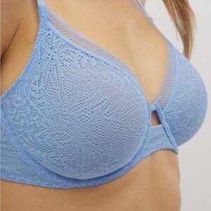 Soma Unlined Perfect Coverage Bra with Stretch Lace